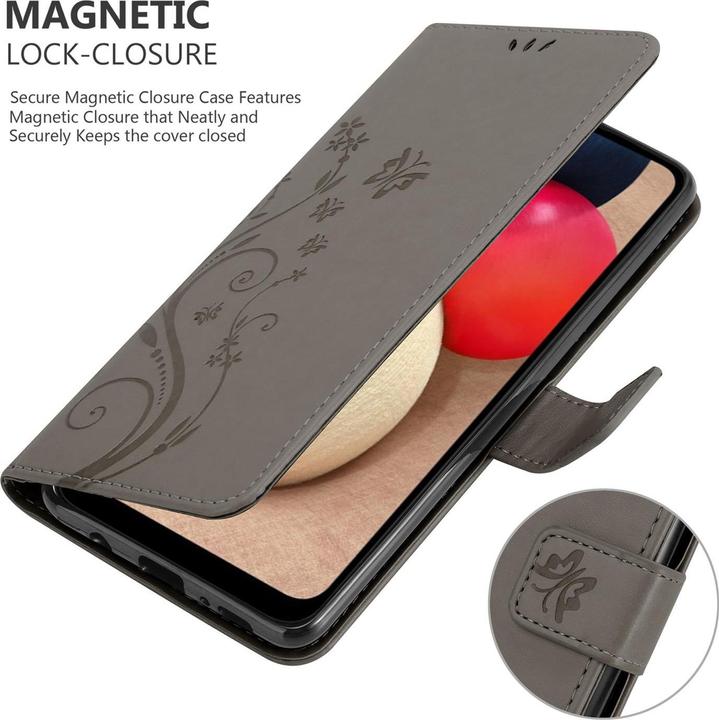Image du produit Cadorabo Couverture du livre de fleurs (Samsung Galaxy A02s)