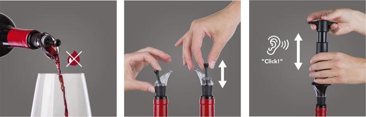 Immagine prodotto Vacu Vin Set di vini Premium (Versatore di vino)