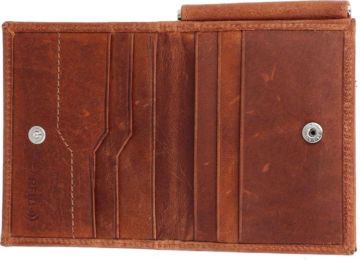 Image du produit Mika Porte-monnaie RFID en cuir 11 cm avec pince à billets