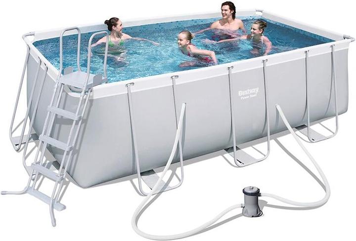 Immagine prodotto Bestway Piscina rettangolare con telaio di alimentazione (412 x 201 x 122 cm)