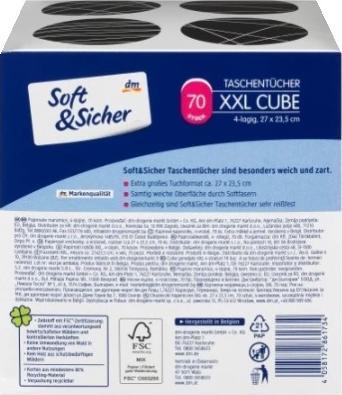 Immagine prodotto dm Soft&Sicher Scatola per fazzoletti