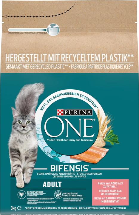 Immagine prodotto Purina ONE Salmone e Integrale (Adulto, 1 pz., 3000 g)