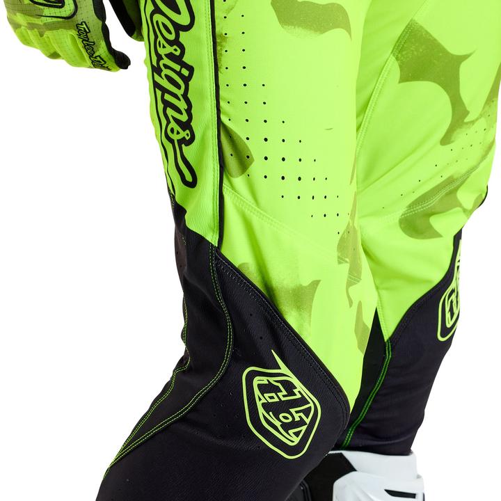 Actual product image Troy Lee Designs SE Pro Pant, Blotted, flo yellow, 30 (30)