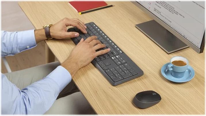 Produktbild Logitech Mk235 (CH, Kabellos)