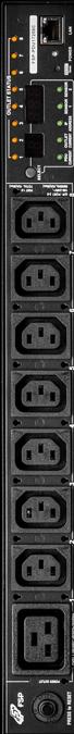 Energy Label Fortron USV PDU eco PDU 1U Metered & Switched 8-Outlet