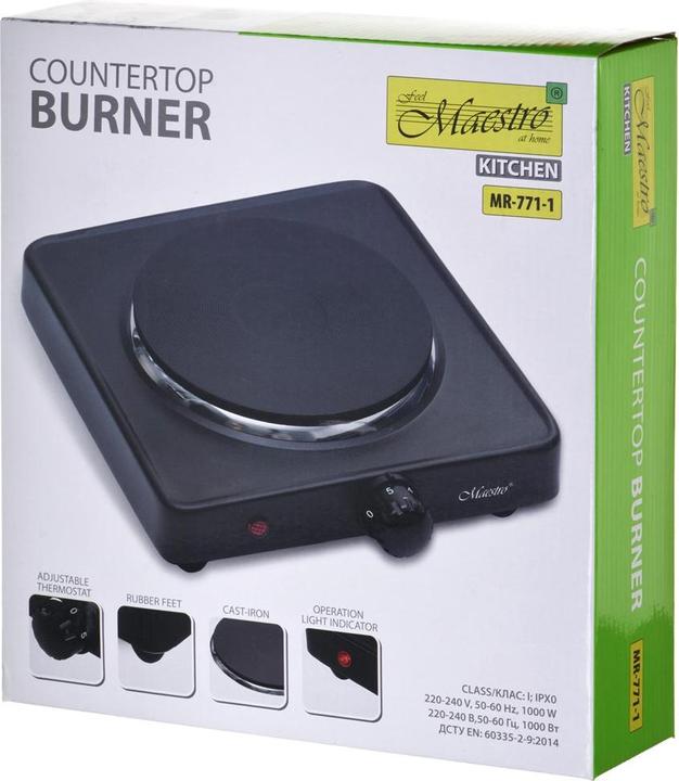 Produktbild Maestro Kuchenka elektryczna jednopal.MR-771-1