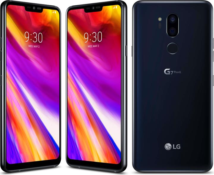 LG G7 (64 GB, Black, 6.10", Hybrid Dual SIM, 16 Mpx, 4G)
