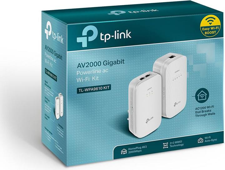 Produktbild TP-Link TL-WPA9610 Powerline Kit (2000 Mbit/s)