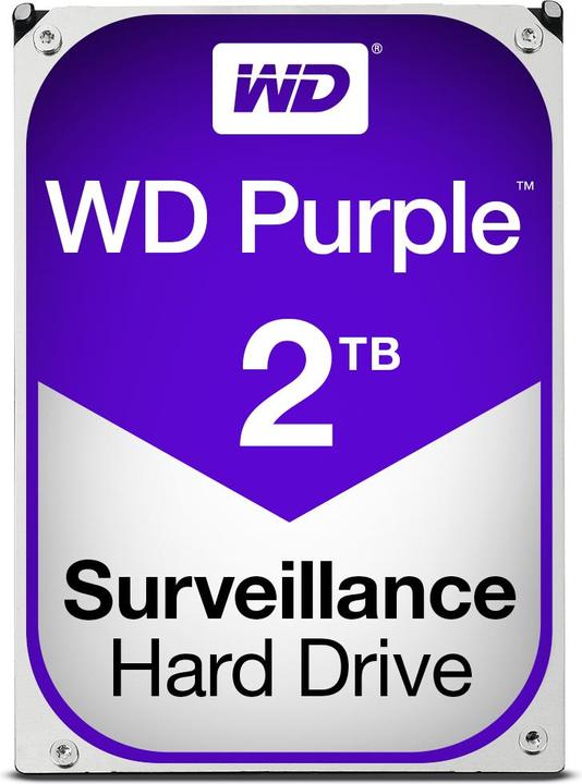 Immagine prodotto WD Disco rigido viola WD20PURX (2 TB, 3.5", CMR)