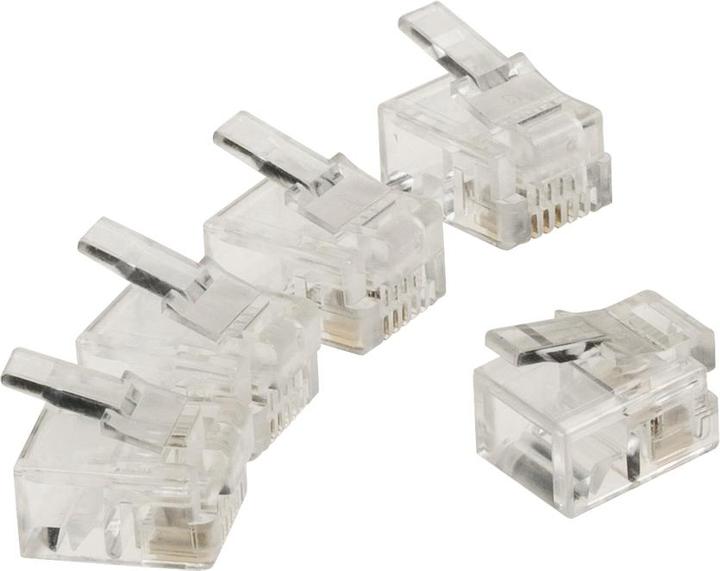Immagine prodotto Maxxtro Spina modulare RJ-11/RJ-12 6P/4C, 10 pezzi