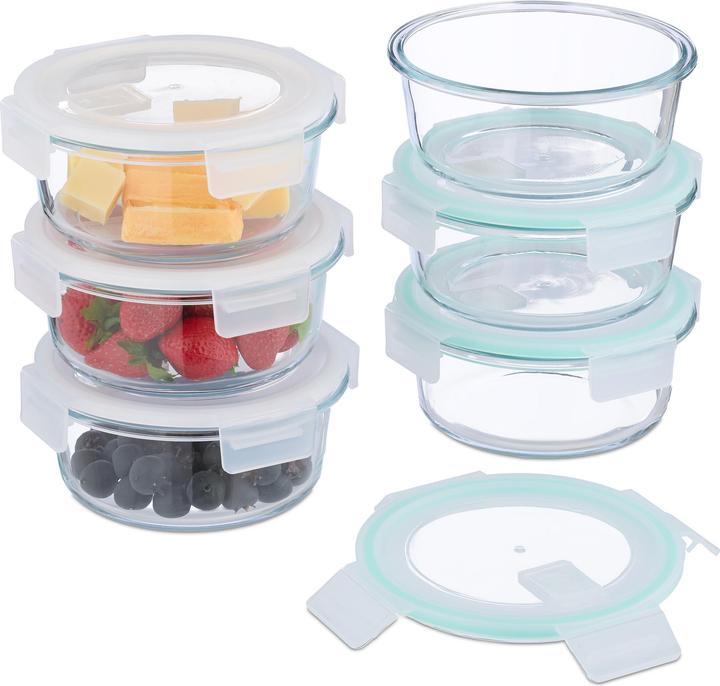 Actual product image Relaxdays glass containers