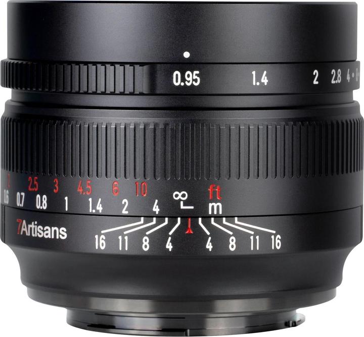 Image du produit 7artisans 50mm f/16 - 0,95, Nikon Z (Nikon Z, APS-C / DX)