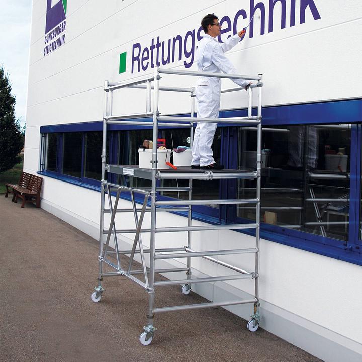 Produktbild Munk Klappgerüst 1,35 x 1,80 m Plattformhöhe 3 m (Klapptritt, 135 cm)