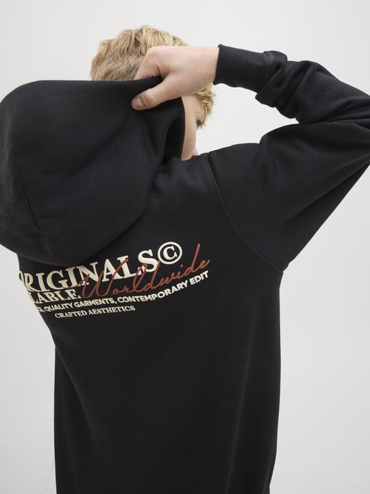 Actual product image Jack & Jones Jorislington Back Sweat Hood Sn Jnr (140)