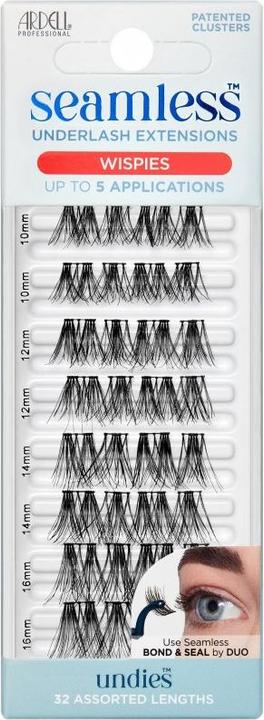 Actual product image Ardell Seamless Underlash Extensions Wispies (Artificial eyelashes)