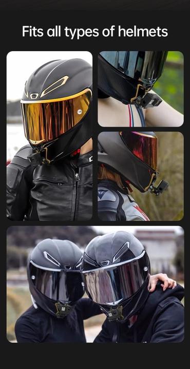 Actual product image Ueli Express Magnetic helmet holder with quick-release fastener (Hero 9 Black, Hero 10 Black, Hero 11 Black, Hero 12 Black, Hero 13 Black)