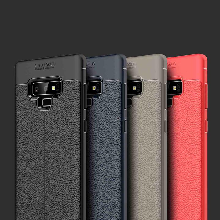 Actual product image Cadorabo TPU Cover Faux Leather Structure (Samsung Galaxy Note 9)