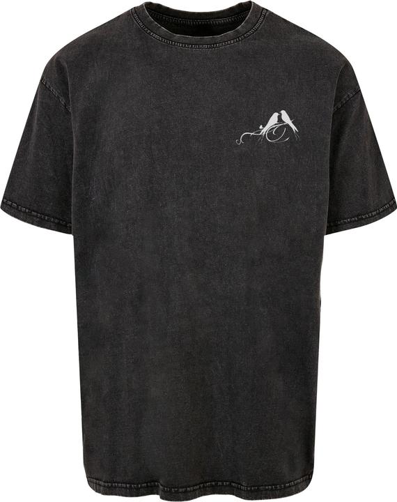 Actual product image Merchcode Love Birds Acid Washed Heavy Oversize Tee - 134769 (L)