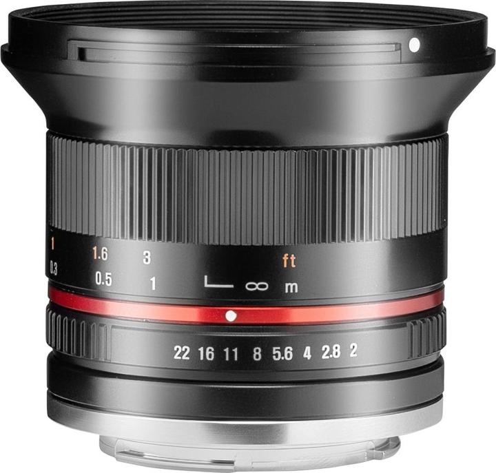 Actual product image Samyang 12mm f/2.0 NCS CS, Canon M (Canon EF-M, APS-C / DX)