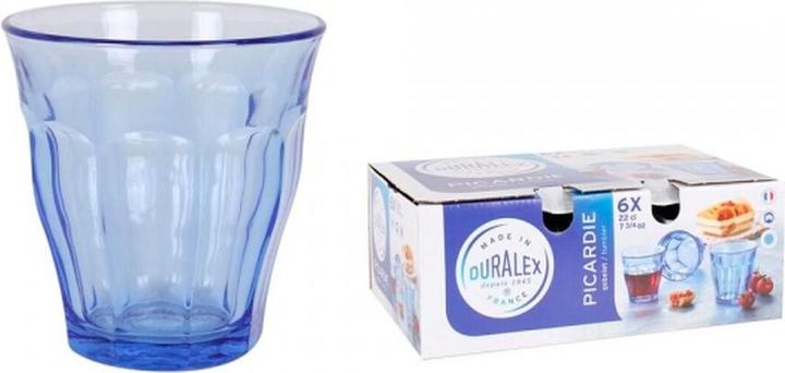 Productafbeelding Duralex Glazen set Marine Picardie (22 cl) (0.22 l, 6 x)