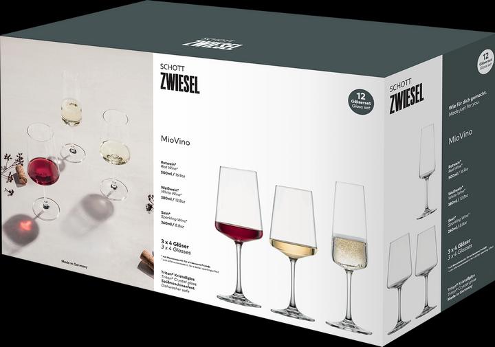 Actual product image Schott Zwiesel Mio Vino glass set (38 cl, 12 Glasses, Wine glasses set)