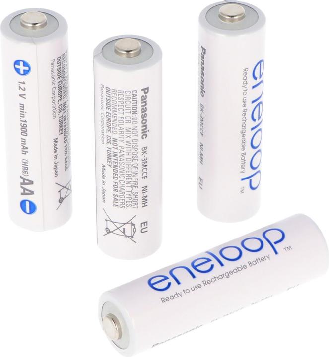 Panasonic Eneloop Mignon 8x AA batteria ricaricabile in una pratica scatola (8 pz., AA, 1900 mAh)