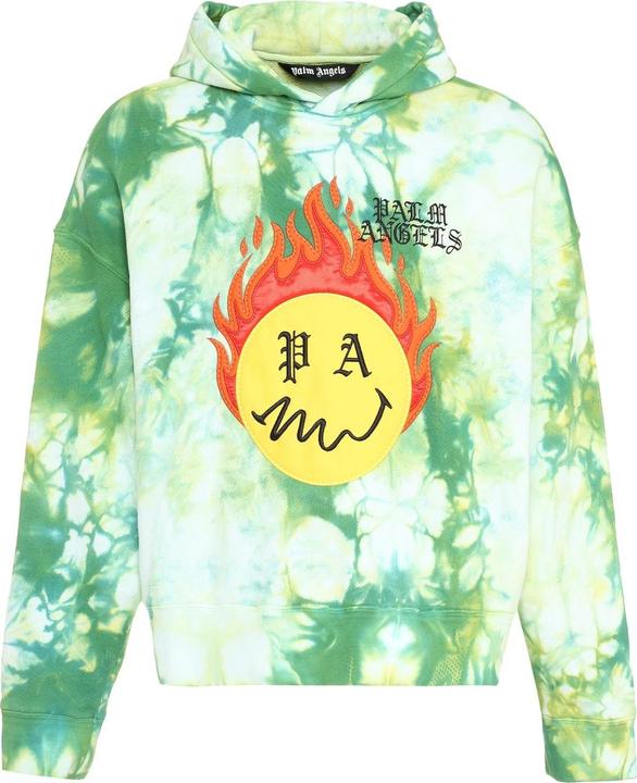 Palm Angels Hoodie Patch Sweatshirt