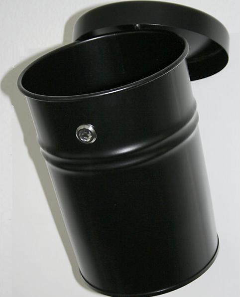 Image du produit kaiserkraft Poubelle murale, verrouillable (16 l)