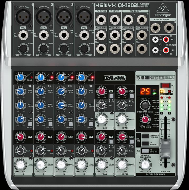 Produktbild Behringer Xenyx Qx1202usb (Studio- und Livemixer)
