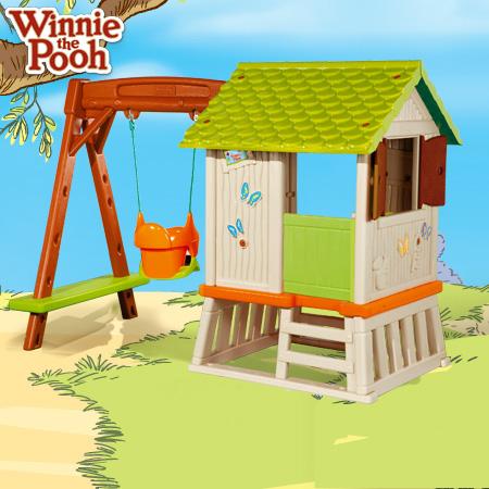 Smoby Winnie the Pooh toy house with swing and slide