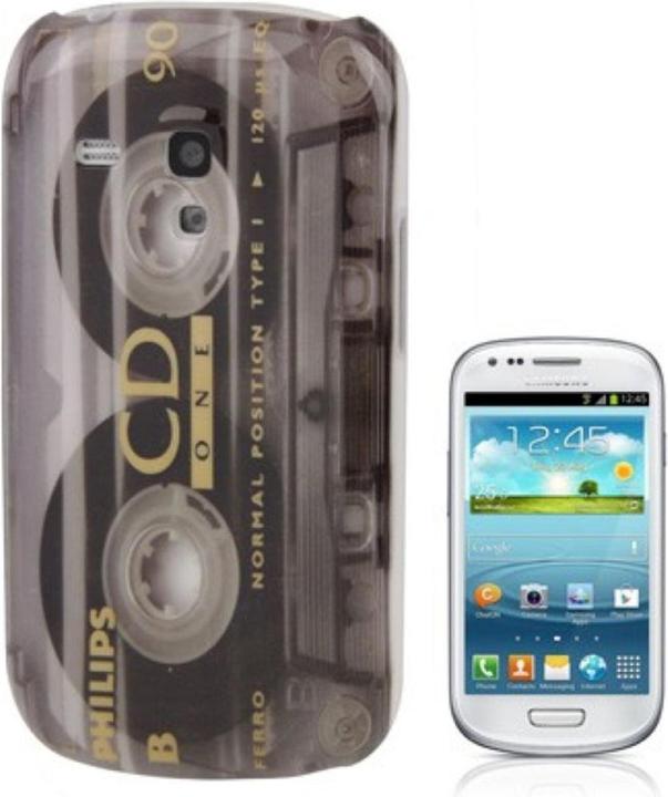 Produktbild König Design Handyhülle Kassettenmuster Hülle Case für Handy Samsung Galaxy S3 mini i8190 / i8195 / i8200 (Samsung Galaxy S3 Mini)