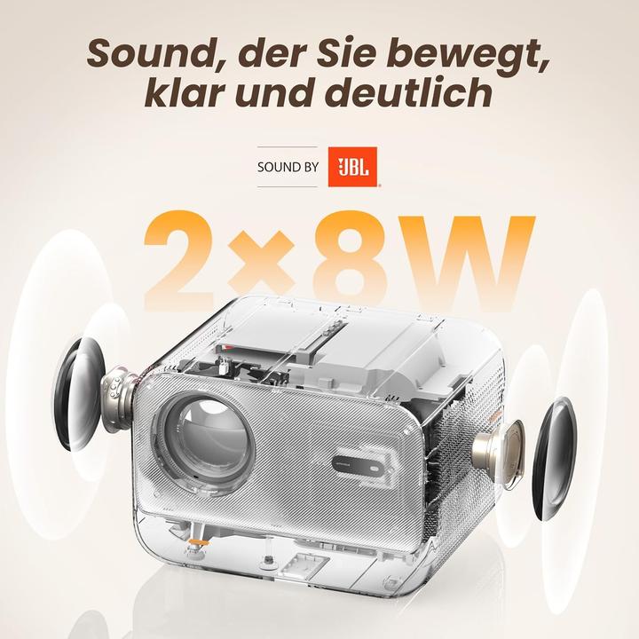 Produktbild Yaber LED Projektor mit Autofokus und WiFi 6 (700 lm)