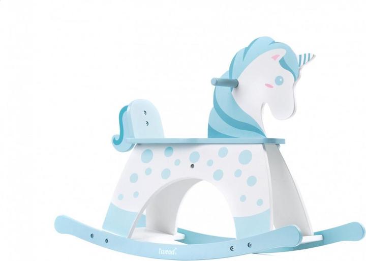 Actual product image Iwood Rocking Horse Wood en Unicorn