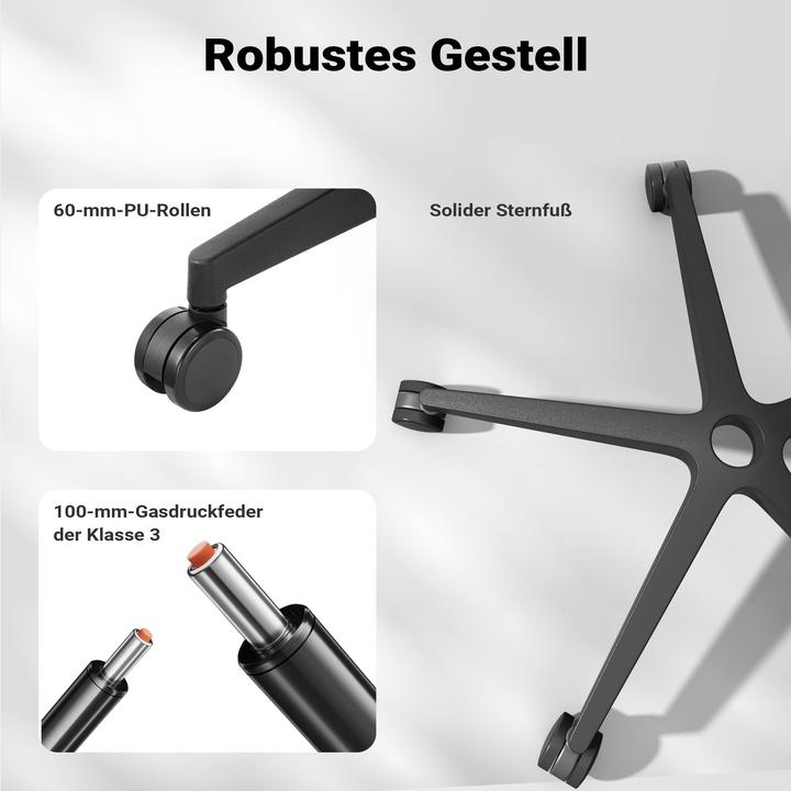 Produktbild Wiltec Ergonomischer Bürostuhl