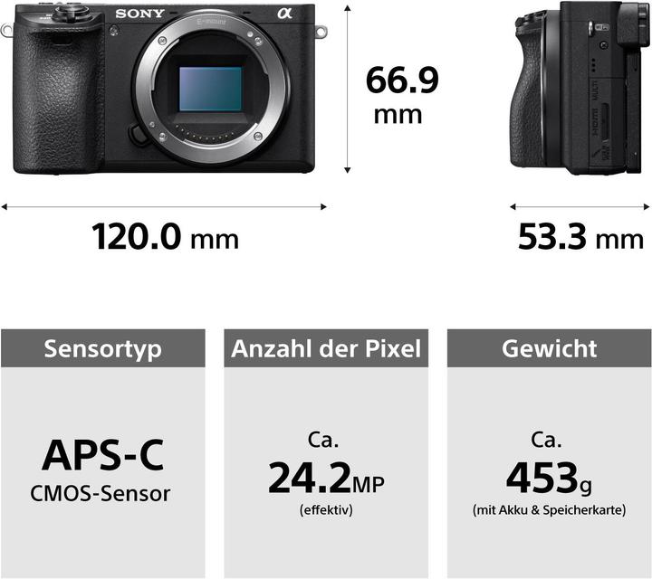 Productafbeelding Sony Alpha 6500 Lichaam (24.20 Mpx, APS-C / DX)