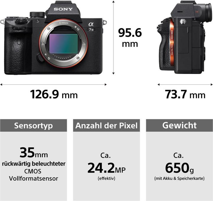 Image du produit Sony Alpha 7 III (Plein format)