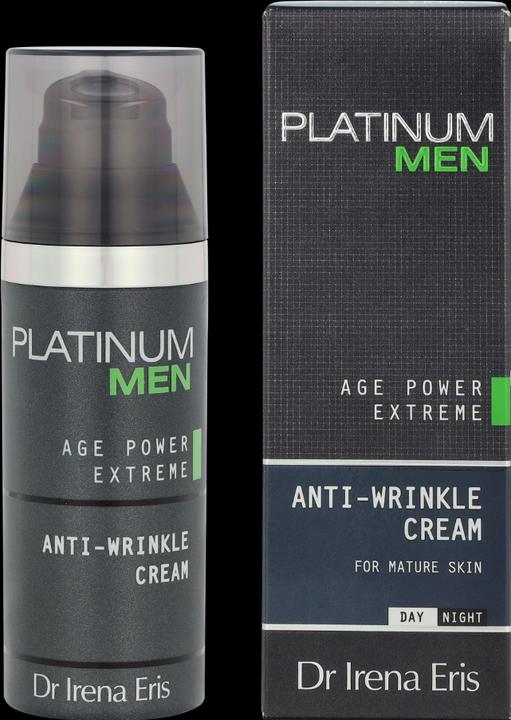 Image du produit Dr Irena Eris Platinum Men Age Power Extreme Crème anti-rides Crème anti-rides Pour les scores (50 ml, Crème 24h)