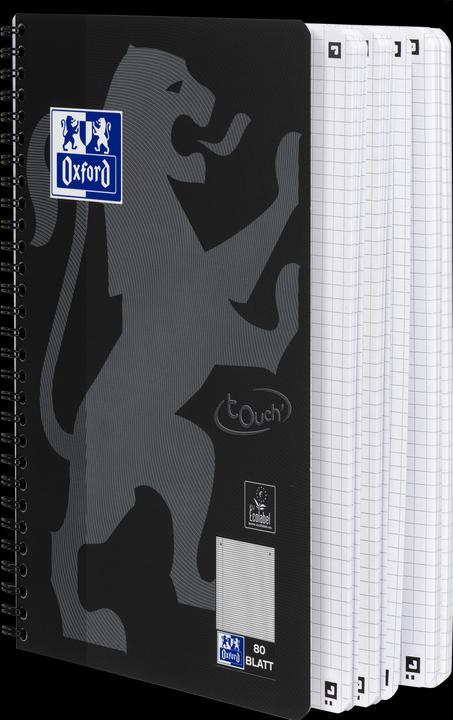 Actual product image Oxford College notebook (B5, Checked, Hardcover)