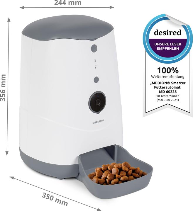 Produktbild Medion Smarter Futterautomat MD 60228 (3.70 l)
