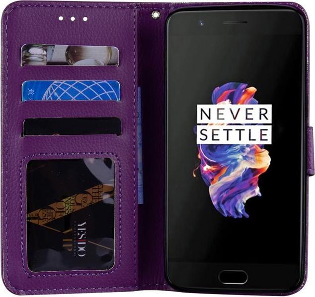 Produktbild MU Classic Lederhülle mit Litchitextur (OnePlus 5)