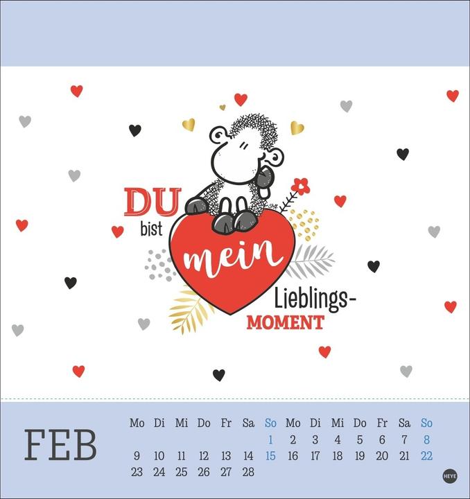 Produktbild sheepworld Postkartenkalender 2026 (Harter Einband, Deutsch)
