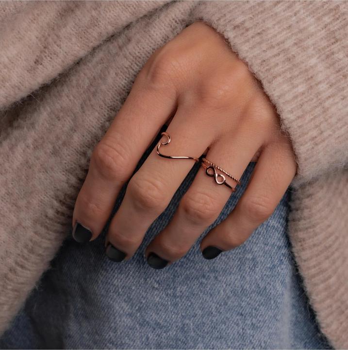 Immagine prodotto Glanzstücke München Donna Infinity Argento Rosa Oro - 6078 (48, 925 Argento)