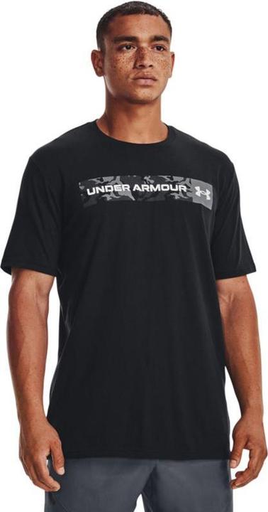 Immagine prodotto Under Armour Maglietta Camo Chest Stripe SS Uomo Nero 1376830 001 M (M)