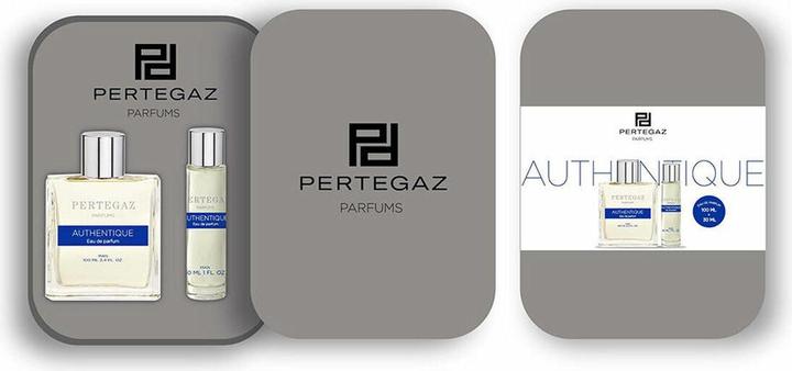 Actual product image Saphir Pertegaz Authentique Edt Spray 100 ml + Edt 30 ml Sets (Eau de toilette, 130 ml)