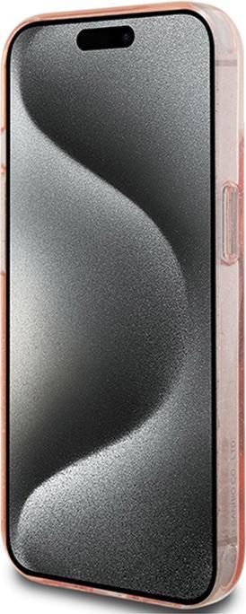 Image du produit Hello Kitty HKHMP15XHRSGEP iPhone 15 Pro Max 6.7" różowy/pink hardcase Ring Stand Glitter Electrop L (Apple iPhone 15 Pro Max)