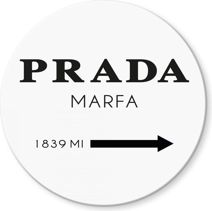 Produktbild Trenddeko Prada Marfa - rund (Ø 70 cm)