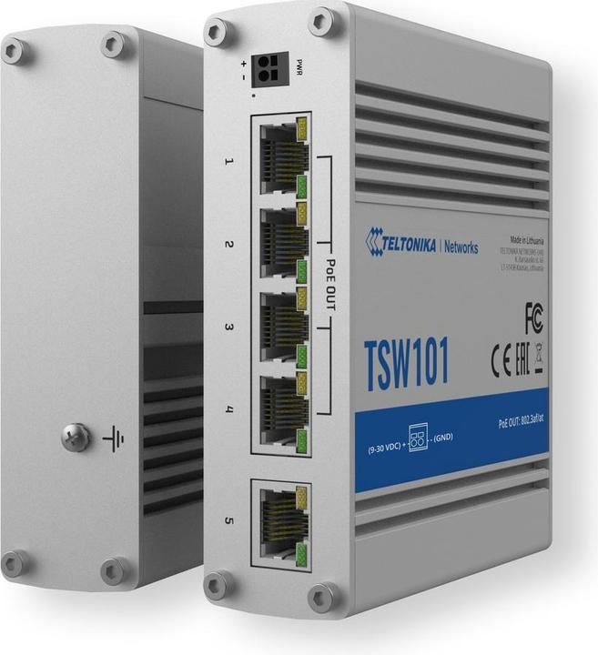 Image du produit Teltonika TSW101 dédié à l'automobile (5 Ports)