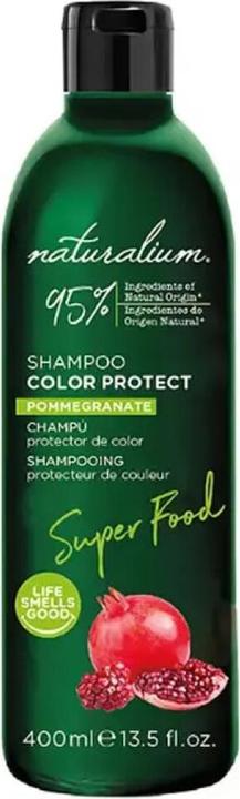 Produktbild Naturalium SUPER FOOD pommegranate color protect shampoo 400 ml (400 ml, Flüssiges Shampoo)