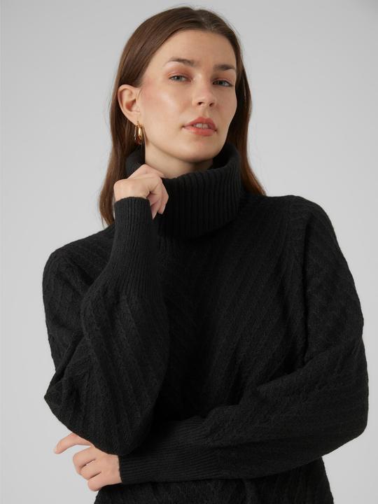 Produktbild Vero Moda VMANJASTINNA LONG COWL PULLOVER GA EXC Strickpullover (S)