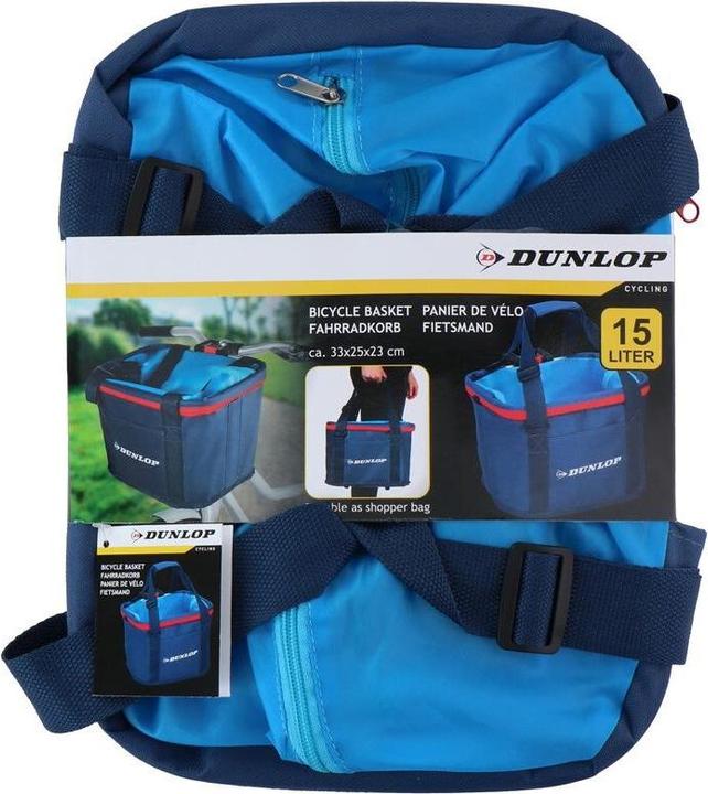 Actual product image Dunlop Bicycle bag zipper (15 l, Handlebar bag)